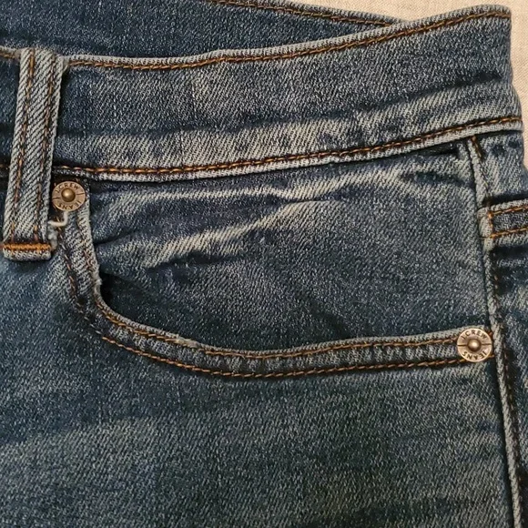 J Crew Straight Fit Jean in Resin Rinse